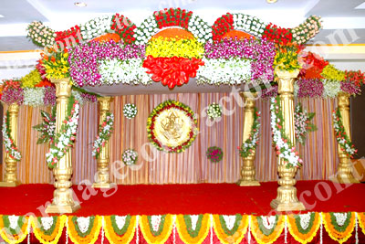 wedding stage decoration in tirupati