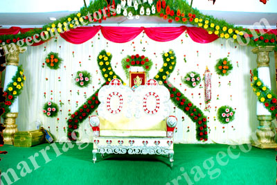 wedding stage decorators in tirupati