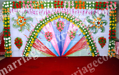 wedding stage decoration in tirupati